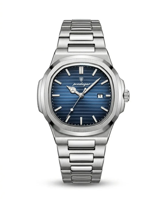 Kairox Titan, reloj de acero con esfera azul