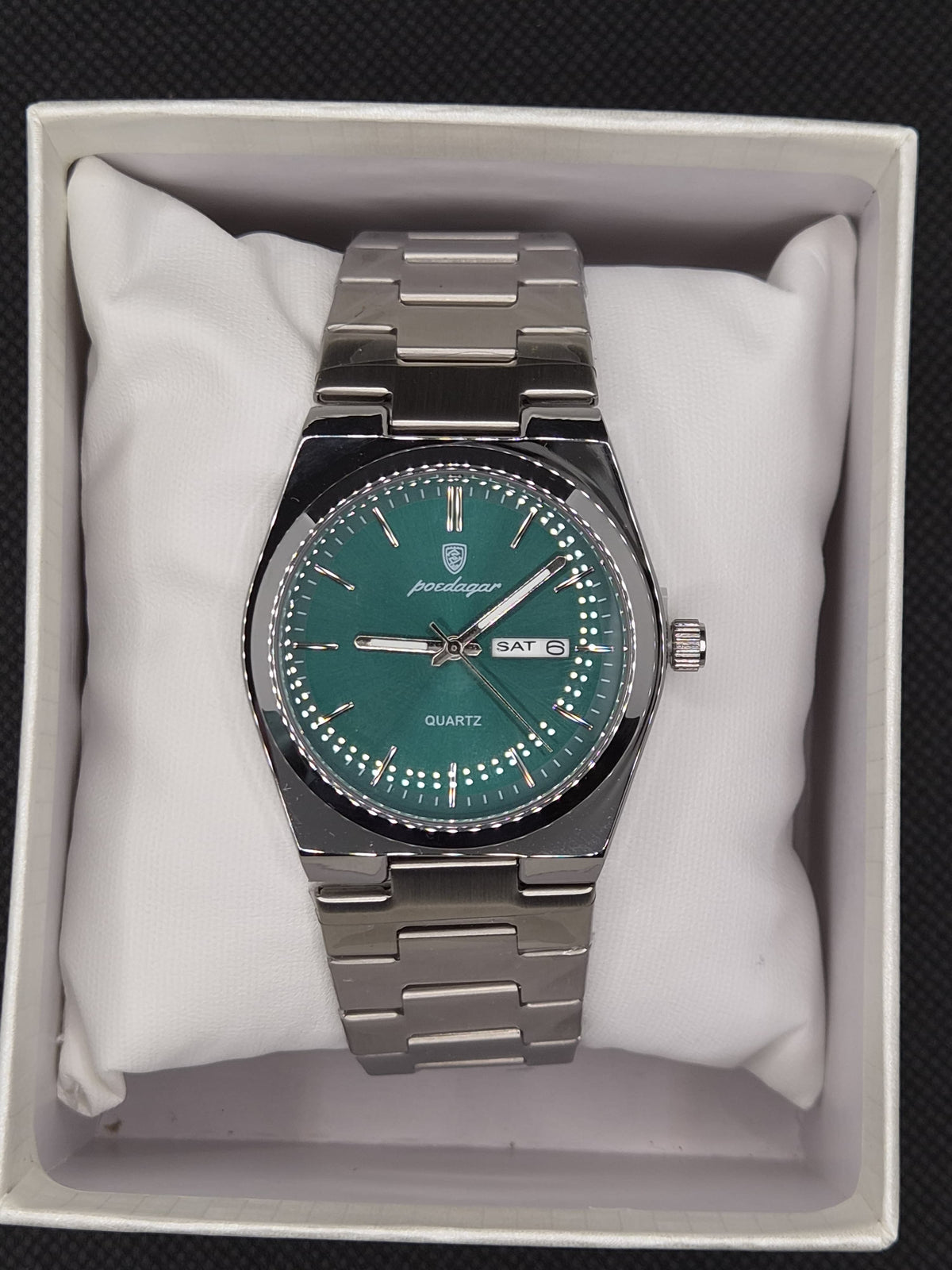 Kairox Silverstone - reloj clásico esfera verde